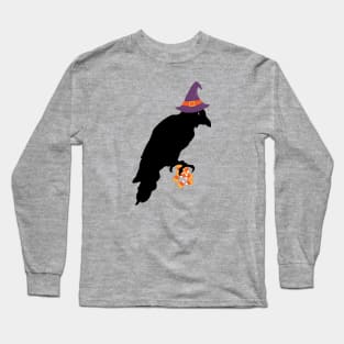 Halloween Crow Long Sleeve T-Shirt